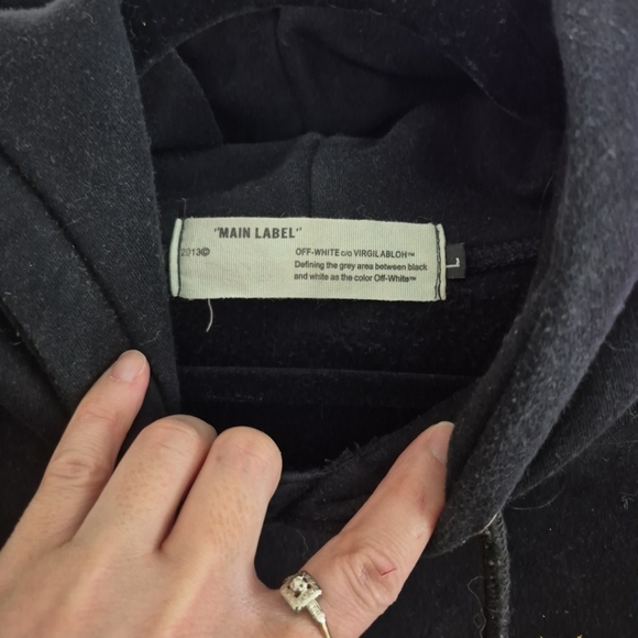 OFF WHITE SNOWFLAKE HOODIE - Picture 3 of 8